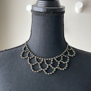 Gray Jeweled Necklace